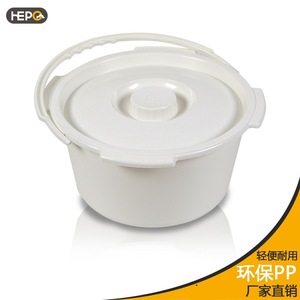เก้าอี้นั่งถ่ายสำหรับผู้สูงอายุแบบหนาพิเศษพร้อมฝาปิด ยี่ห้อ Good Step ผลิตที่เมืองฝอซาน ถังพลาสติกพิเศษสำหรับห้องน้ำ - Product Image 1