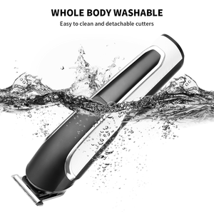 MRY <span class=keywords><strong>Kit</strong></span> de toilettage sans fil 6 en 1 tout-en-un Rasoir électrique à lame aiguisée Ensemble de coiffeur pour hommes avec barbe - Product Image 5