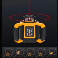 Haute précision 360 degrés extérieur Geoplane IP54 niveau Laser rotatif 4D auto-nivelant 800M faisceau vert longue portée pour la Construction
