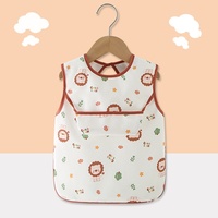 Bavoir d'alimentation pour bébé, motif de dessin animé, imperméable, résistant aux taches, fin, pour l'été, pour nourrissons de 1 à 3 ans