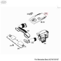 Cache-moteur en plastique décoratif d'origine pour Mercedes-Benz W205 Classe C, W212, W213 Classe E, W253 GLC, W172 SLK