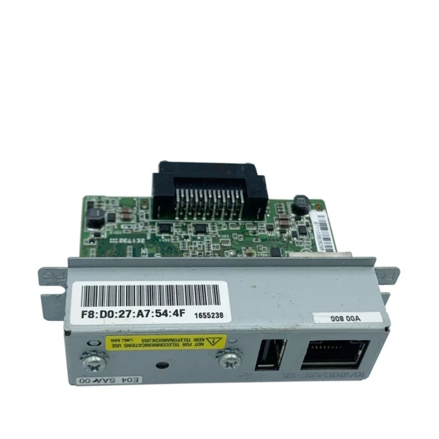 MJL MJL New Original Parts C32C881008 Ethernet Interface Board Card UBE04 for Epson UB-E04 E04 TM POS Printers with Interface