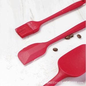 Kitchen Cooking Utensils Set Household Use <b>Silicone</b> Brush and Spatula Heat-resistance BBQ Grilling <b>Tools</b> - Product Image 6
