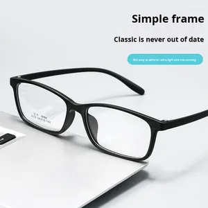 Occhiali da lettura quadrati ultraleggeri Tr90 nuovi Unisex-presbiopia 2030cf comode montature per occhiali stile diamante classico - Product Image 2