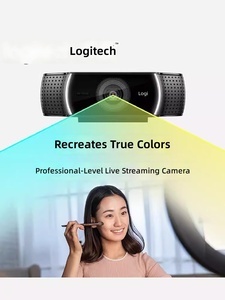 Logitech <span class=keywords><strong>C922</strong></span> 1080P <span class=keywords><strong>HD</strong></span> Capteur CMOS Mode Beauté Compatible avec le Streaming en Direct Ordinateurs Portables Ordinateurs de Bureau Conception Externe Microphone Intégré - Product Image 4