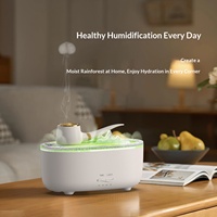 Nouveau diffuseur d'arômes de style brûleur d'encens, humidificateur créatif avec lumière d'ambiance sept couleurs, diffuseur d'huiles essentielles pour la maison