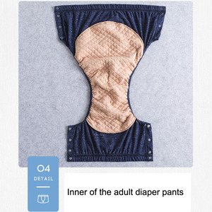 Lokeystar 1 PCS Waterproof <strong>Adult</strong> Cotton <strong>Diapers</strong> Color Random L-4XL Reusable Washable <strong>Training</strong> Pants for Unisex <strong>Adult</strong> - Product Image 6