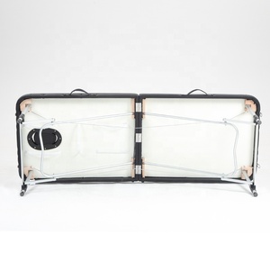 Lit <span class=keywords><strong>de</strong></span> <span class=keywords><strong>massage</strong></span> pliant en aluminium à 2 sections, moderne, léger et facile à manipuler pour les services à domicile – Direct Usine - Product Image 3