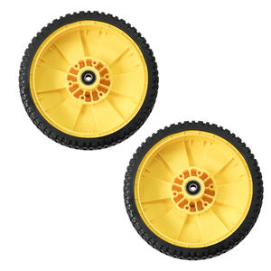 Ruedas para Cortacésped de 8 Pulgadas, Rueda Delantera AM115138, Amarillo y Negro (Paquete de 2) - Product Image 4