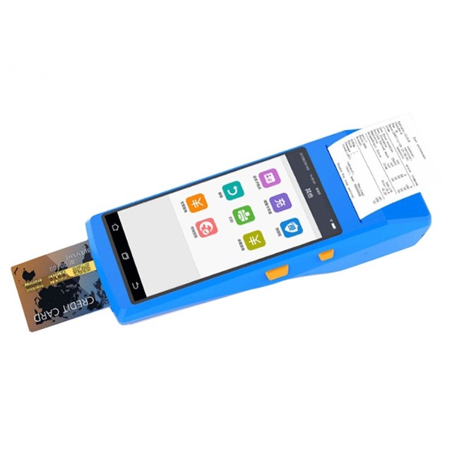 Coditeck 5.5in Touch Screen Portable Android 6.0 PDA Built-in Thermal Printer 58mm NFC/RFID/1D/2D Reader POS Terminal Stock