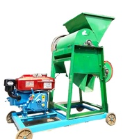Machine multifonctionnelle de décorticage et d'écosage des graines de ricin et d'arachides avec garantie de 4 ans