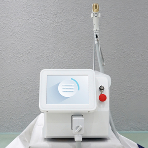 ใช้งานง่าย 808 นาโนเมตรเครื่องกำจัดขนด้วยเลเซอร์ไดโอด 755-808-940-1064NM สำหรับกำจัดขนแบบไม่เจ็บปวดเครื่องปุ่มนิรภัยสีแดง - Product Image 1