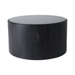 Tavolino da Caffè Cilindrico con Intarsi in Marmo, Moderno e Contemporaneo, Piccolo Elemento Decorativo per Soggiorno - Product Image 2