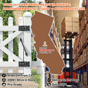 Skysen chúng tôi địa phương Chứng Khoán vườn hàng rào cổng bản lề thép đen trọng lực gỗ hàng rào PVC Vinyl hàng rào cổng bản lề - Product Image 3