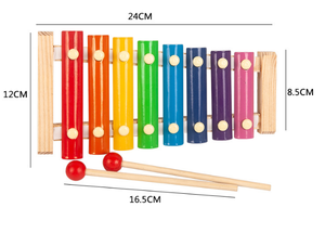 Jouets en bois de <span class=keywords><strong>Xylophone</strong></span> de haute qualité pour enfants, jouet Musical éducatif pour bébés, 8 tons, nouvelle collection - Product Image 6