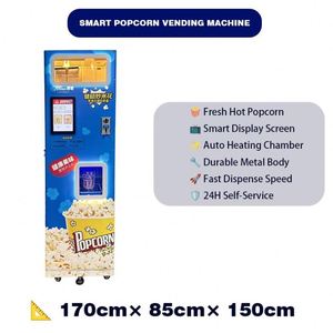Máquina de Palomitas de Maíz Eléctrica Comercial de Acero Inoxidable, Automática, de Alta Productividad y Gran Capacidad - Product Image 1