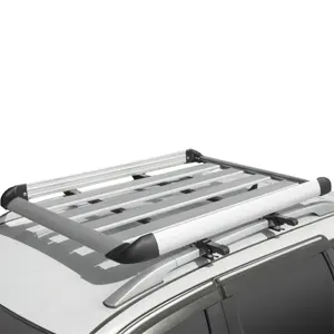 Portaequipajes de aluminio para techo de coche, cesta de carga para furgoneta