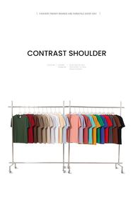 Fournisseur d'usine, t-shirts pour hommes à col rond décontracté, 100% coton, épaules tombantes, coupe décontractée, uni, manches courtes, décontracté - Product Image 3