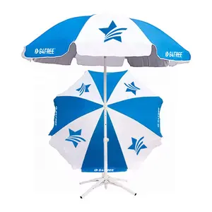 Produsen payung taman kerai perlindungan UV pantai memancing payung pantai besar luar ruangan payung