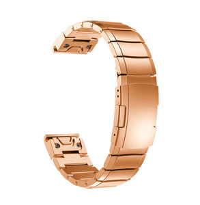 Bracelet de montre intelligent en métal et acier inoxydable pour <span class=keywords><strong>Garmin</strong></span> <span class=keywords><strong>Fenix</strong></span> 5 5s 5X <span class=keywords><strong>6X</strong></span> 26MM 22MM 20MM Approach S60 - Product Image 4