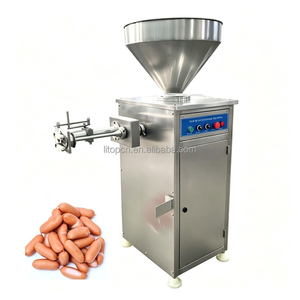Máquina Automática Neumática de 220V <span class=keywords><strong>para</strong></span> Rellenar Salchichas, Máquina <span class=keywords><strong>para</strong></span> <span class=keywords><strong>Hacer</strong></span> Salami y Chorizo, Máquina <span class=keywords><strong>para</strong></span> Rellenar y Atar <span class=keywords><strong>Chorizos</strong></span> - Product Image 1