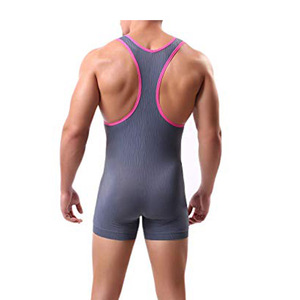 Custom Plain Eco-Friendly Breathable Quick Dry Plus Size <b>Men's</b> Gym Exercise <b>Singlets</b> Spandex/Polyester - Product Image 3