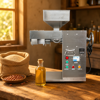 MJ LYF T15 Mini Presse à Huile Commerciale Automatique 3000W en Acier Inoxydable 304 pour Huile d'Olive, Sésame, Soja, Avocat – Usage Domestique et Professionnel