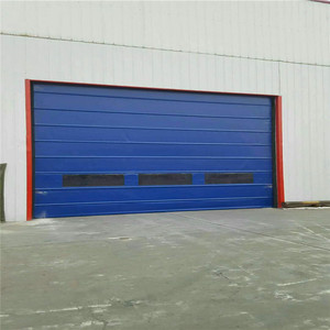 Công nghiệp tốc độ cao cán PVC cửa trượt nhanh gấp nội thất cửa nhà để xe ứng dụng ngoài trời nhà sản xuất bán buôn - Product Image 2