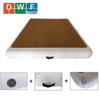 Dock de bateau gonflable plate-forme flottante de pêche gonflable améliorée
