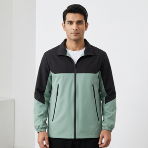 Veste coupe-vent légère à la mode pour hommes Manteau en polyester Logo élégant Veste confortable et durable - Product Image 1