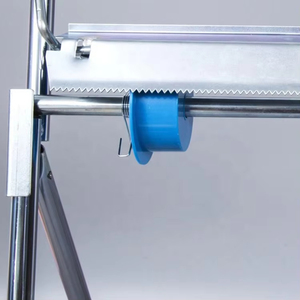 Dispensador de papel en rollo con soporte de suelo de metal plegable rojo resistente JH-Mech Custom <span class=keywords><strong>Proworks</strong></span> - Product Image 2