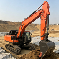 Excavatrice sur chenilles de 22 tonnes avec grande benne, EURO V, fournisseur officiel