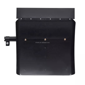 Haute qualité 24 "x 24" noir Poly camion garde-boue américain Semi camion quart garde-boue universel 2 pièces garde-boue de voiture Ninetin Truxpro - Product Image 2