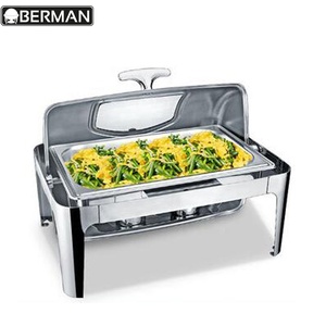 Wholesale Commercial Kitchen Equipment Food Warmer Electric Induction Chafer Chafing Dish Stainless Steel <strong>Buffet</strong> <strong>Server</strong> for Sale - Product Image 6