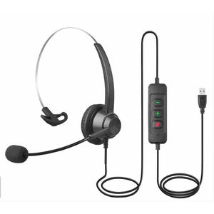 Телефонные гарнитуры для бизнеса, для обслуживания клиентов, для продаж и операций колл-центра-проводной дизайн наушников - Product Image 2