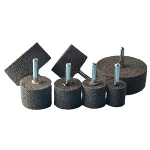 Disque de polissage en fibre cylindrique, grain 800, tampon en mousse pour meuleuse d'angle, polissage de l'acier inoxydable et des métaux - Product Image 1