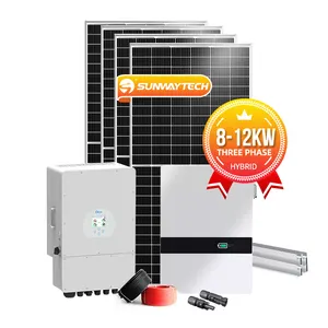 3 المرحلة 400V الناتج 10kw حافظة بطاريات الليثيوم الاتحاد الأوروبي السوق المنزل عدد إنارة وشحن بالطاقة الشمسية