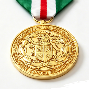 Médaille commémorative en métal plaqué sur mesure avec relief 3D et ruban, récompense pour service honorifique pour Halloween - Product Image 3