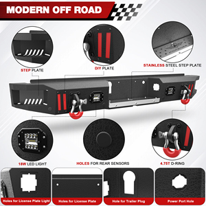 New Style Auto Spare Parts Car <strong>Bumper</strong> for <strong>Ford</strong> F150 2021-<strong>2024</strong> Full Width Truck <strong>Front</strong>/Rear <strong>Bumper</strong>(Excluding Lighting EV &amp; <strong>Raptor</strong>) - Product Image 4