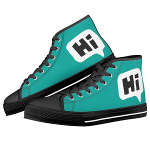 Zapatillas de lona blancas con logotipo personalizado, transpirables, con cordones, unisex, para streetwear. - Product Image 3
