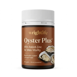 Comprimés d'extrait d'huître naturel Wrightlife, produits de santé nutritionnels, compléments alimentaires, OEM personnalisé pour le soutien énergétique - Product Image 1