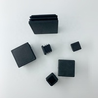 L'usine personnalise différentes tailles d'embout de tuyau en PP bouchon en plastique inserts de tube carrés