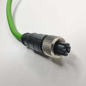 Conector AN HUA IP67 M12 de 8 Pines, Código X, Enchufe RJ45, Cable Ethernet Industrial Profinet EtherCAT, Arnés de Cables con Doble Blindaje - Product Image 3