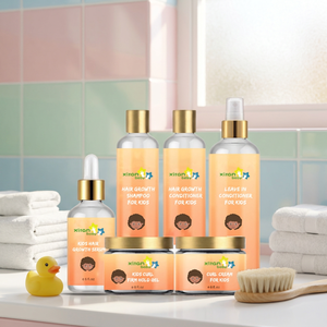 Productos para el Cuidado del Cabello para Niños de <span class=keywords><strong>Marca</strong></span> Privada Personalizada, Champú Vegano Natural para el Crecimiento del Cabello, Productos para el Cuidado del Cabello con Aceite de Romero para Niños Negros - Product Image 1