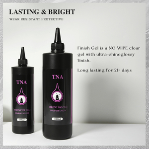 Gel de finition épais sans essuyage 1000ml 500ml, vernis à ongles gel UV LED haute brillance, non-nettoyable, pour manucure longue durée - Product Image 3