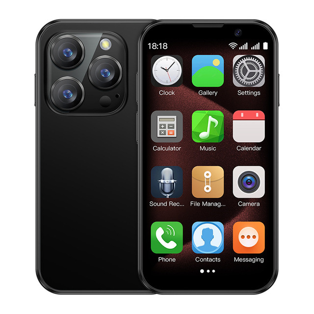 XS18PRO Mini Smartphone 3 Inch Android 3G Dual SIM 2GB+16GB Compact Mobile Phone with Play Store Dual SIM Europe America Africa