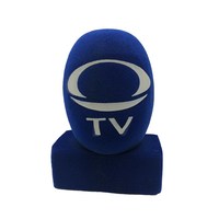 Cache-micro en mousse PU injectée légère et écologique, durable, noir et rouge, pour KTV, karaoké, usage quotidien, personnalisable