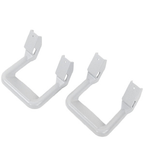 Getitall Aluminum Truck Side Steps <b>Black</b> 2-Pack With Mounting <b>Brackets</b> For Pickup Trucks - Product Image 5