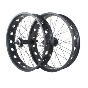 Juego de Ruedas de Aleación de Aluminio de Alta Calidad para Bicicleta de Nieve 20/24/26*4.0 para Bicicleta de <span class=keywords><strong>Rueda</strong></span> Ancha y de Playa, <span class=keywords><strong>Rueda</strong></span> Delantera y <span class=keywords><strong>Trasera</strong></span> - Product Image 2