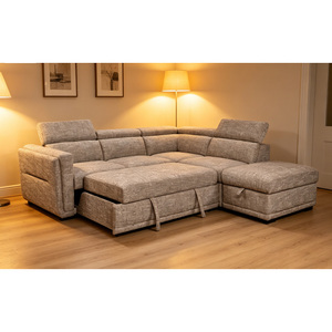 <span class=keywords><strong>Muebles</strong></span> <span class=keywords><strong>para</strong></span> el Hogar al por Mayor, Sofá Cama en Forma de L de Dos Plazas, Estilo Europeo Moderno, con Almacenamiento y Relleno de Esponja, <span class=keywords><strong>para</strong></span> Sala de Estar - Product Image 3